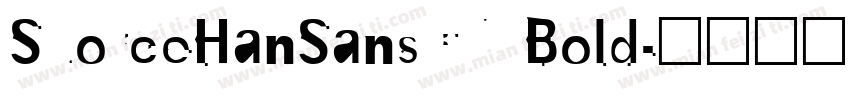 SuorceHanSansCN Bold字体转换